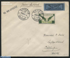 Switzerland 1935 Airmail Letter From Geneva To Boeblingen, Postal History - Brieven En Documenten