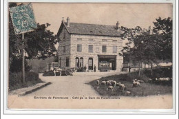 FAREMOUTIERS : Café De La Gare De Faremoutiers - Environs De Pommeuse - Très Bon état - Faremoutiers