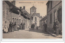 CHALAUTRE-LA-GRANDE : Rue De L'église - Très Bon état - Autres & Non Classés