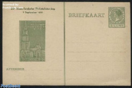 Netherlands 1935 Postcard With Private Text, 26E Nederlandsche Philatelistendag, Unused Postal Stationary, Philately - Briefe U. Dokumente