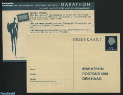 Netherlands 1966 Marathon, Without ICEM S/s, Unused Postal Stationary, Sport - Marathons - Cartas & Documentos