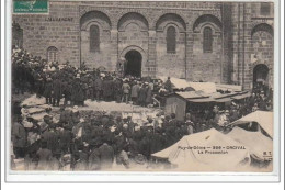 PUY DE DOME : ORCIVAL : La Procession - Très Bon état - Otros & Sin Clasificación