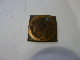 Médaille Cuivre Estampée. Belgique   Civile Libération 1944 Ww2 Non Découpée - 1939-45