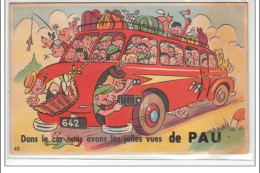 PAU - Autobus - Système - Dépliant - Très Bon état - Pau