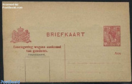 Netherlands 1908 Railway Postcard, 5c, Strongly Moved Front And Backside, Unused Postal Stationary, Various - Errors, .. - Lettres & Documents