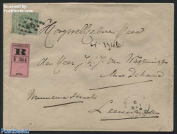 Netherlands 1884 Registered Letter To Leeuwarden With NVPH No. 24, Postal History - Lettres & Documents