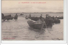 BLAINVILLE - Le Retour De La Pêche Au Varech - Très Bon état - Blainville Sur Mer