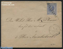 Netherlands 1885 Letter From Oosterland (langstempel) To S Heer Arendskerke, Postal History - Lettres & Documents