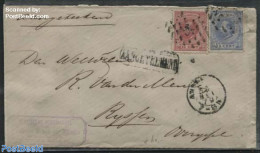 Netherlands 1879 Registered Letter From Amsterdam To Rijssen, Postal History - Storia Postale
