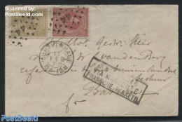 Netherlands 1875 Letter From S-Gravenhage To Batavia, Postmark: NED. INDIE VIA MARSEILE FRANSCHE PAKKETB, Postal History - Briefe U. Dokumente