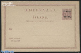 Iceland 1902 Reply Paid Postcard 1GILDI/1GILDI On 8/8A, Unused Postal Stationary - Briefe U. Dokumente