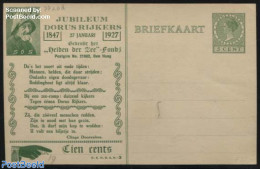 Netherlands 1927 Postcard With Private Printing, Dorus Rijkers 3, Das Het Soort..., Unused Postal Stationary - Cartas & Documentos