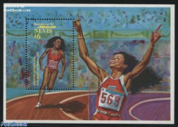 Nevis 1992 Griffith Joyner S/s, Mint NH, Sport - Athletics - Olympic Games - Athletics