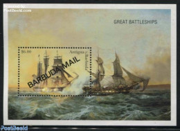 Barbuda 1997 USS Constitution S/s, Mint NH, Transport - Ships And Boats - Bateaux