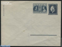 Greece 1939 Envelope 8Dr+1Dr, Unused Postal Stationary - Lettres & Documents
