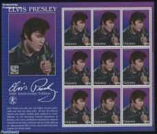 Guyana 2002 Elvis Presley M/s, Mint NH, Performance Art - Elvis Presley - Music - Popular Music - Elvis Presley