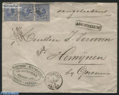 Netherlands 1876 Registered Letter From Utrecht To Herwijnen, Postal History - Lettres & Documents