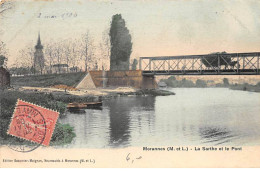 MORANNES - La Sarthe Et Le Pont - Très Bon état - Sonstige & Ohne Zuordnung