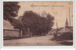 LE CHESNOIS-AUBONCOURT : Place De La Halle - état - Otros & Sin Clasificación