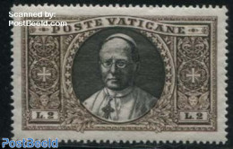 Vatican 1933 2L Pius XI, Stamp Out Of Set, Mint NH - Neufs