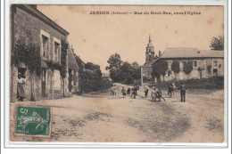 JANDUN : Rue Du Bout-Bas, Vers L'église - état (traces) - Autres & Non Classés