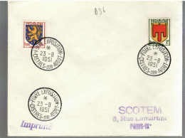 80365 -   9  Enveloppes FOIRES Et SALONS - 1921-1960: Periodo Moderno