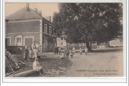 DOMMERY : Place, Mairie Et école - Très Bon état - Autres & Non Classés