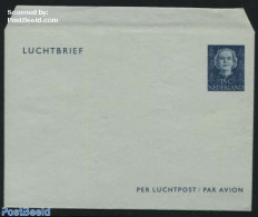 Netherlands 1952 Aerogramme 35c, Unused Postal Stationary - Briefe U. Dokumente