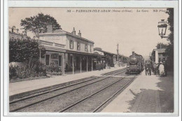 PARMAIN-ISLE ADAM : La Gare - TRAIN - Très Bon état - Parmain