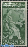 Vatican 1935 25c, Stamp Out Of Set, Mint NH - Neufs