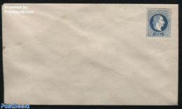 Austria 1867 Envelope 10Kr, Flap Type I, Unused Postal Stationary - Storia Postale