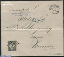 Netherlands 1887 Postage Due, 5c Blue, Postal History - Covers & Documents