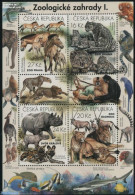 Czech Republic 2016 Zoos S/s, Mint NH, Nature - Animals (others & Mixed) - Cat Family - Crocodiles - Elephants - Fish .. - Other & Unclassified