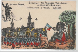 ANGERS : Souvenir Des Engagés Volontaires Alsaciens-Lorrains - Cantonnement à Tivoli - Très Bon état - Angers