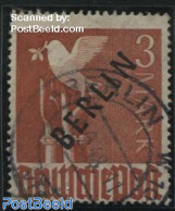 Germany, Berlin 1948 3M, Used, Appr. Mark Lipfschutz, Used Stamps - Autres & Non Classés