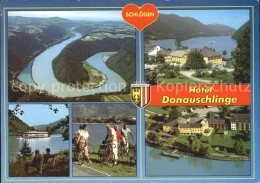72179763 Haibach Muehlkreis Fliegeraufnahme Hotel Donauschlinge Haibach Im Muehl - Autres & Non Classés