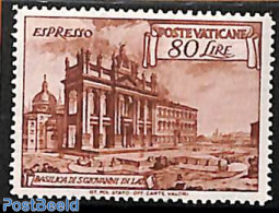 Vatican 1949 80L, Perf. 13.25:14, Stamp Out Of Set, Mint NH - Nuevos