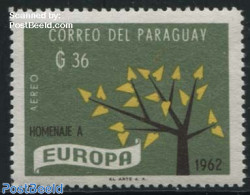 Paraguay 1962 36G, Stamp Out Of Set, Mint NH, History - Europa Hang-on Issues - Ideas Europeas