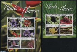 Guyana 2016 Plants & Flowers 2 S/s, Mint NH, Flowers & Plants - Guyana (1966-...)
