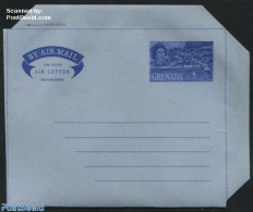 Grenada 1967 Aerogramme 6c, St. Georges Harbour, Unused Postal Stationary, Transport - Ships And Boats - Ships