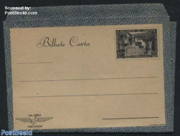 Portuguese India 1951 Aerogramme 12T, Unused Postal Stationary - Portuguese India