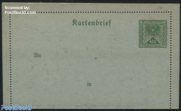 Austria 1922 Card Letter 400Kr, Unused Postal Stationary - Covers & Documents