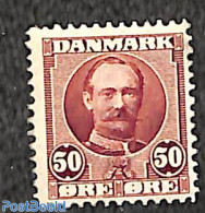 Denmark 1907 50o, Stamp Out Of Set, Unused (hinged) - Ongebruikt
