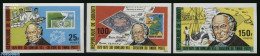 Djibouti 1979 Sir Rowland Hill 3v, Imperforated, Mint NH, Sir Rowland Hill - Stamps On Stamps - Rowland Hill