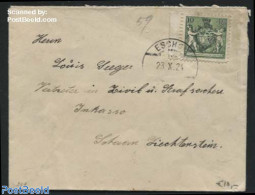 Liechtenstein 1924 Letter Sent Within Liechtenstein, Postal History - Briefe U. Dokumente