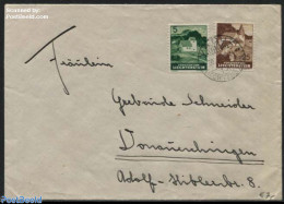 Liechtenstein 1938 Letter With 5 And 25Rp Stamp, Postal History - Briefe U. Dokumente