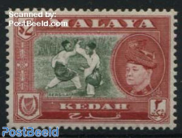Malaysia 1959 Kedah 2$, Stamp Out Of Set, Mint NH - Autres & Non Classés