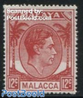 Malaysia 1949 12c, Mallacca, Stamp Out Of Set, Mint NH - Sonstige & Ohne Zuordnung