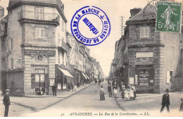 AVRANCHES - La Rue De La Constitution - Très Bon état - Avranches