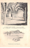LE MONT SAINT MICHEL - L'Abbaye - Le Promenoir Ou Ancien Cloître - Très Bon état - Le Mont Saint Michel